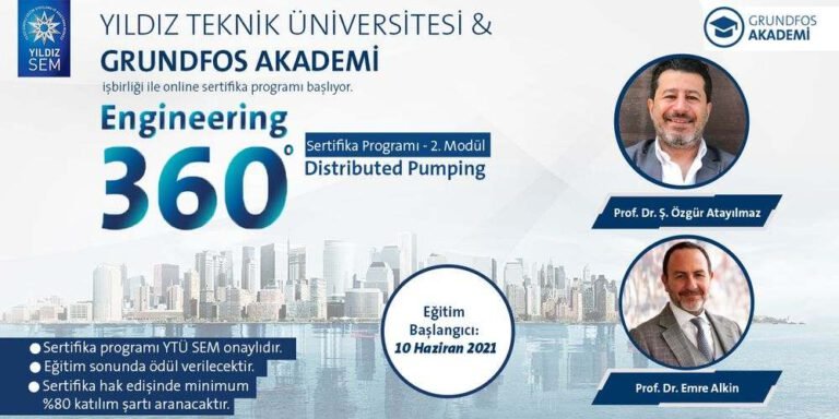 Grundfos Akademi – YTÜ İşbirliği : Mühendis ve teknik profosyonele özel sertifika programı